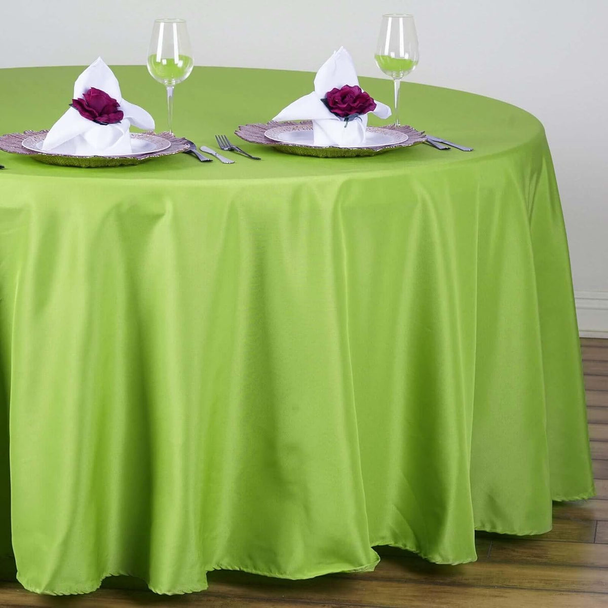 Efavormart Round Tablecloth, 108 Inch Stain & Wrinkle Resistant Washable Table Cloth, Decorative