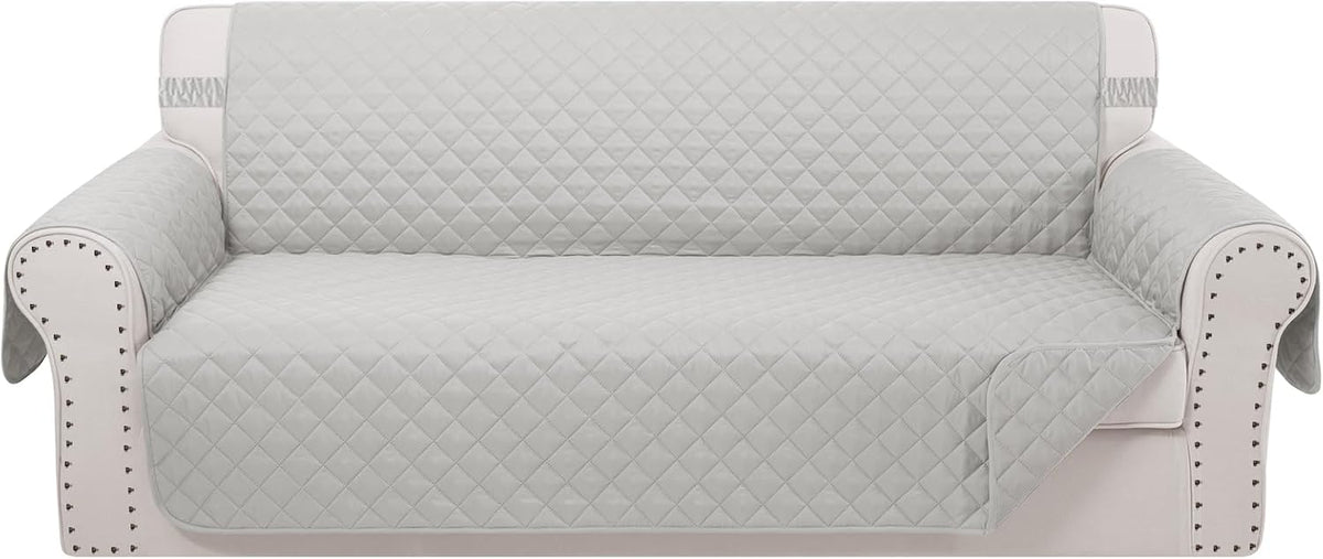 Reversible Sofa Covers Couch Cover Furniture Protector for Dogs Elastic Straps Water