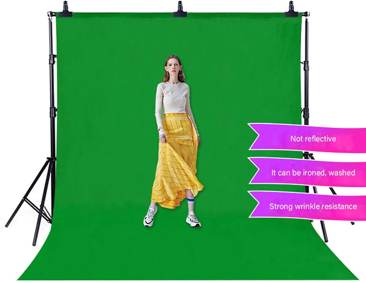 Green Screen Backdrop 10x12ft Photo Backdrop Chromakey Muslin Portrait Green Backdrop for PS