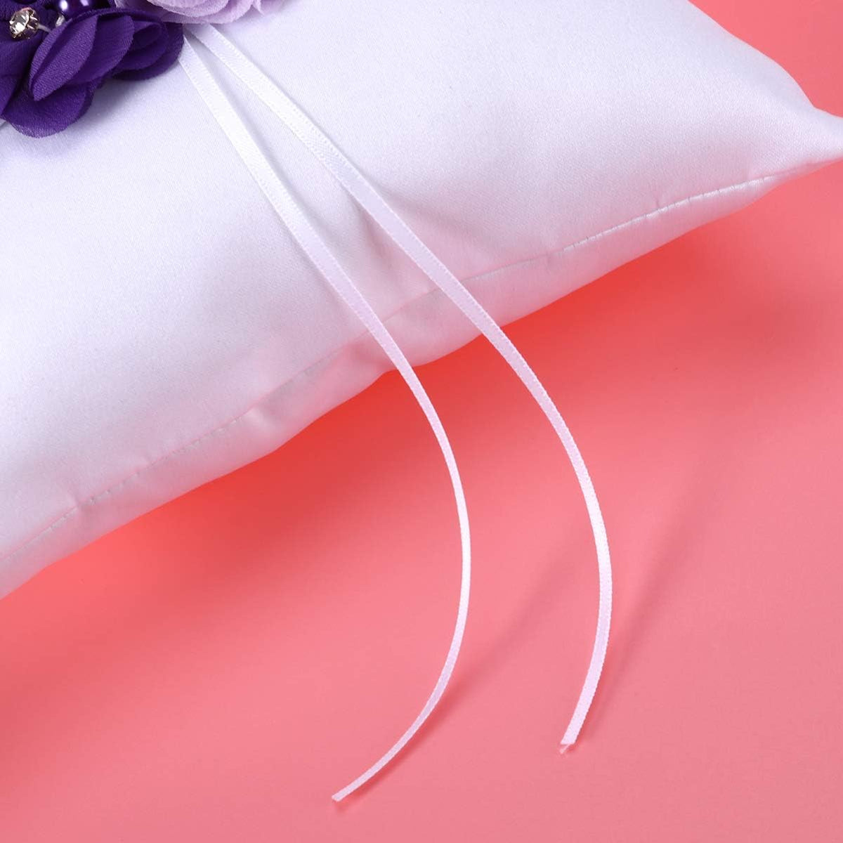 Couples Gifts Wedding Ring Pillow Wedding Girl Basket Ring Pillow Bearer Pillow Set 20x20cm Pillow