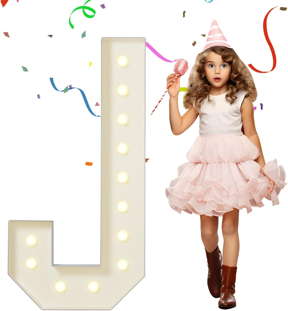 eufony Marquee Letters 4 Feet Tall, 4 FT Marquee Light Up Letters, Giant Light Up Letters 4FT for