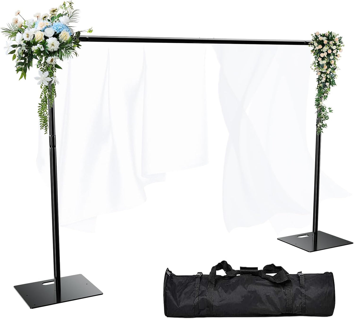 Pipe and Drape Backdrop Stand Kit Backdrop Stand For Parties 10x10 FT Adjustable Photo Backdrop