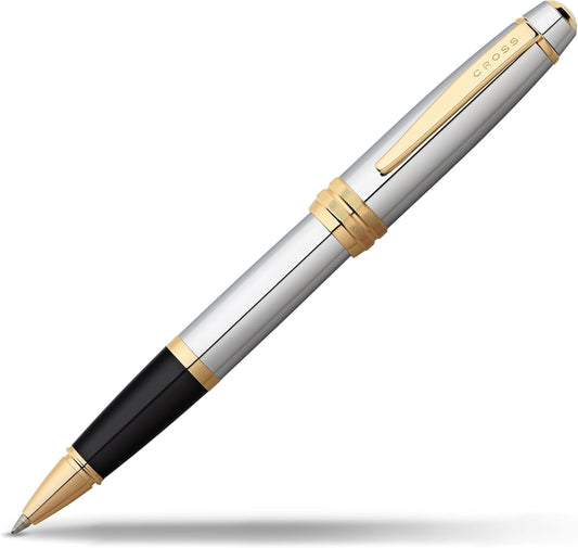 Cross Bailey Refillable Rollerball Pen Presented in a Premium Gift Box - Medium Point, Black Ink