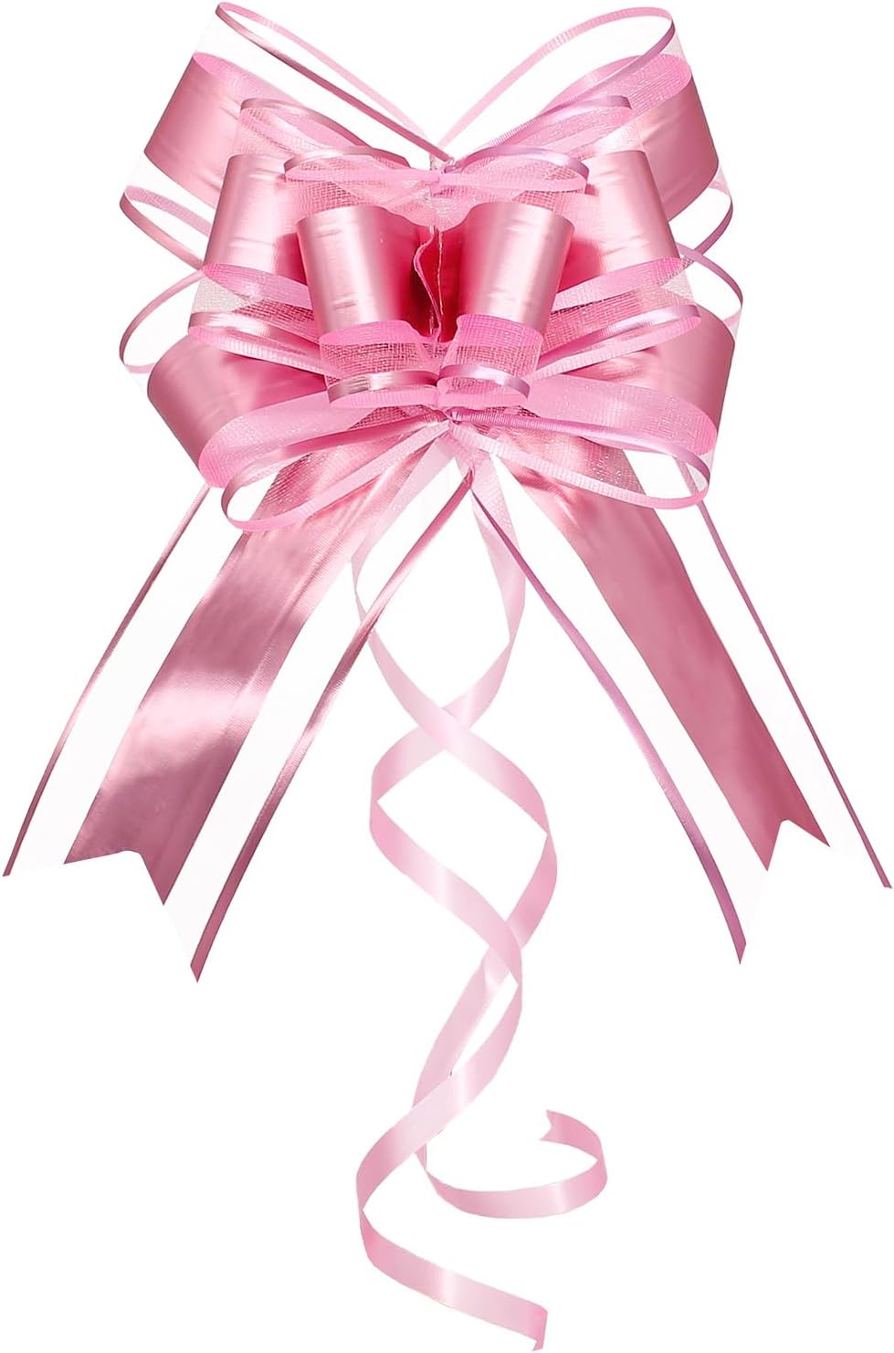 WEWILUCK Gift Bows for Presents, Pink Bows for Gift Wrapping, Gift Bows with Ribbon for Weddings