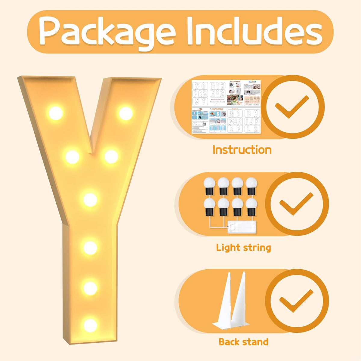 Marquee Letters 3 Feet Tall Large Light Up Letters Y Baby Shower Decorations Marry Me Engagement