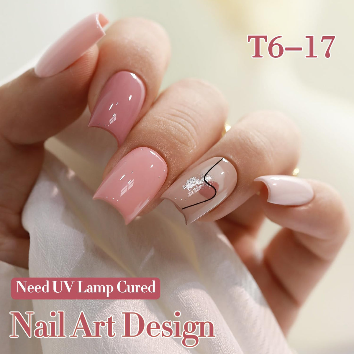 Double Rhythm 6 Pcs 15 ML Gel Polish Set Same Color Same Bottle Soak Off Gel Polish Kit Nail Art