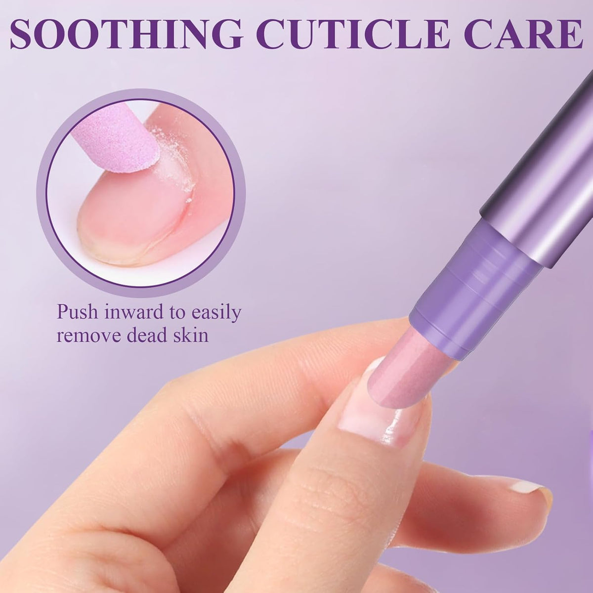 3PCS 3-in-1 Cuticle Oil Pen, Cuticle Pusher Nail Oil Pen with Ceramic Tip, Nail Care Pen, Cuticle