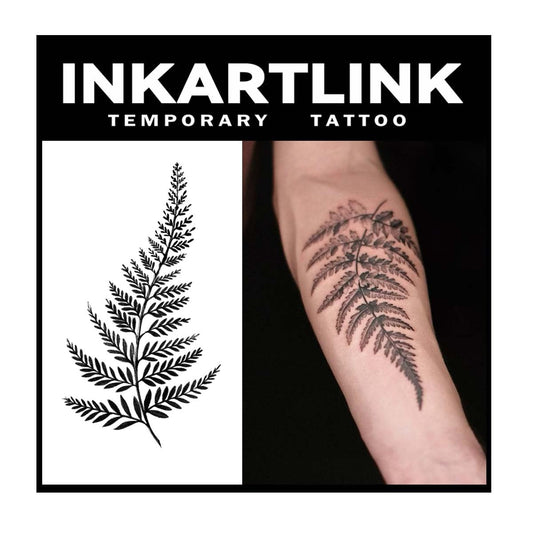 INKARTLINK Tattoo Tech, 2 Sheets Extra Large Semi Permanent Tattoo, Adult Art Design Temporary