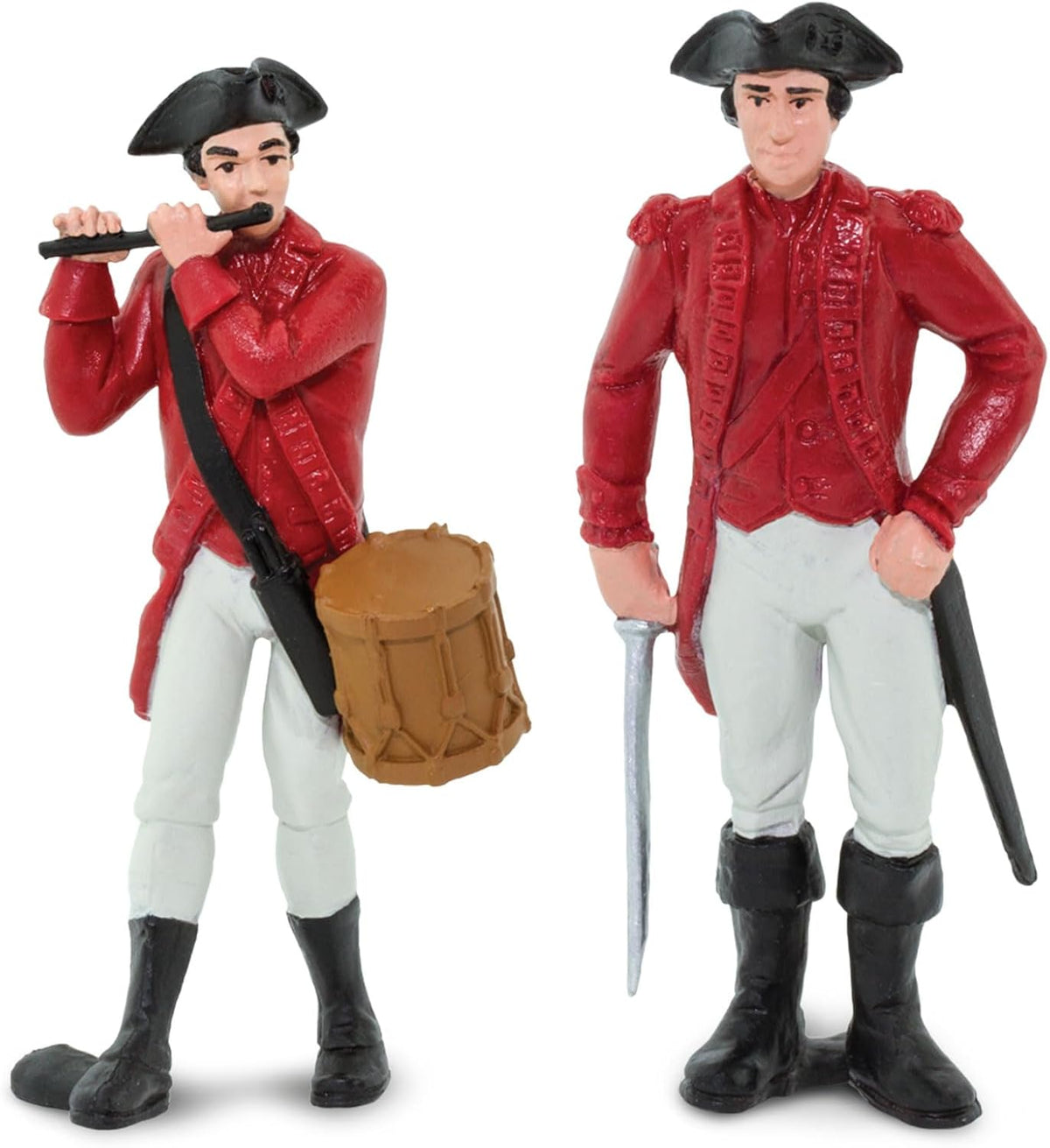 Safari Ltd. Revolutionary War British Army Designer TOOB - Set of 6 Detailed Miniature Figures