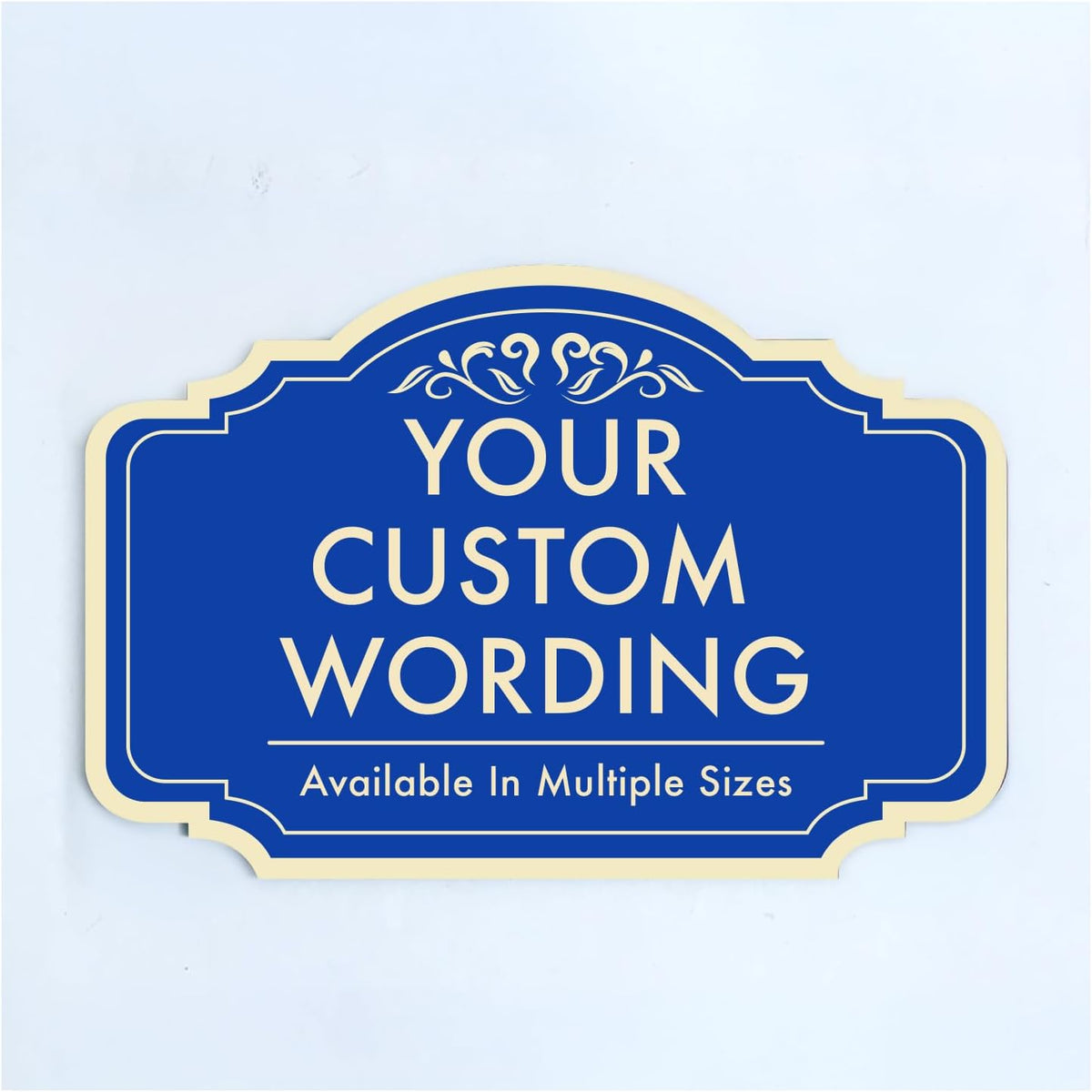 Custom Decorative Outdoor Metal Sign, Personalized Aluminum Driveway Waterproof Sign Made in USA