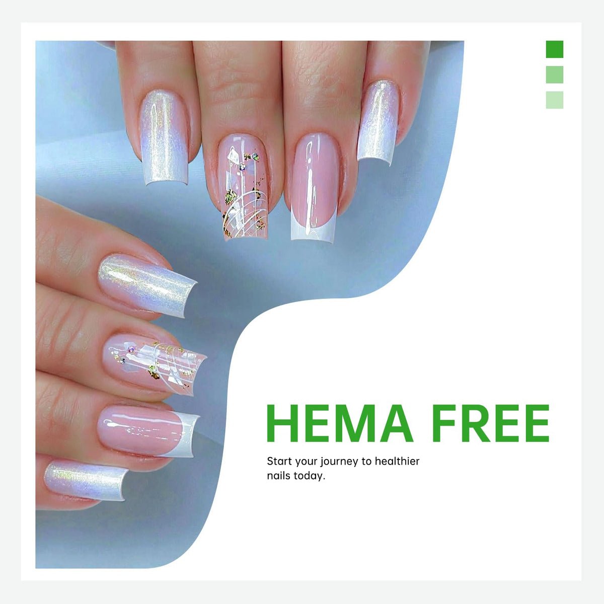 Hema Free Top Coat Gel - Mirror Shine & Scratch-Resistant | 30+ Day Gloss Lock with Stain Defense |