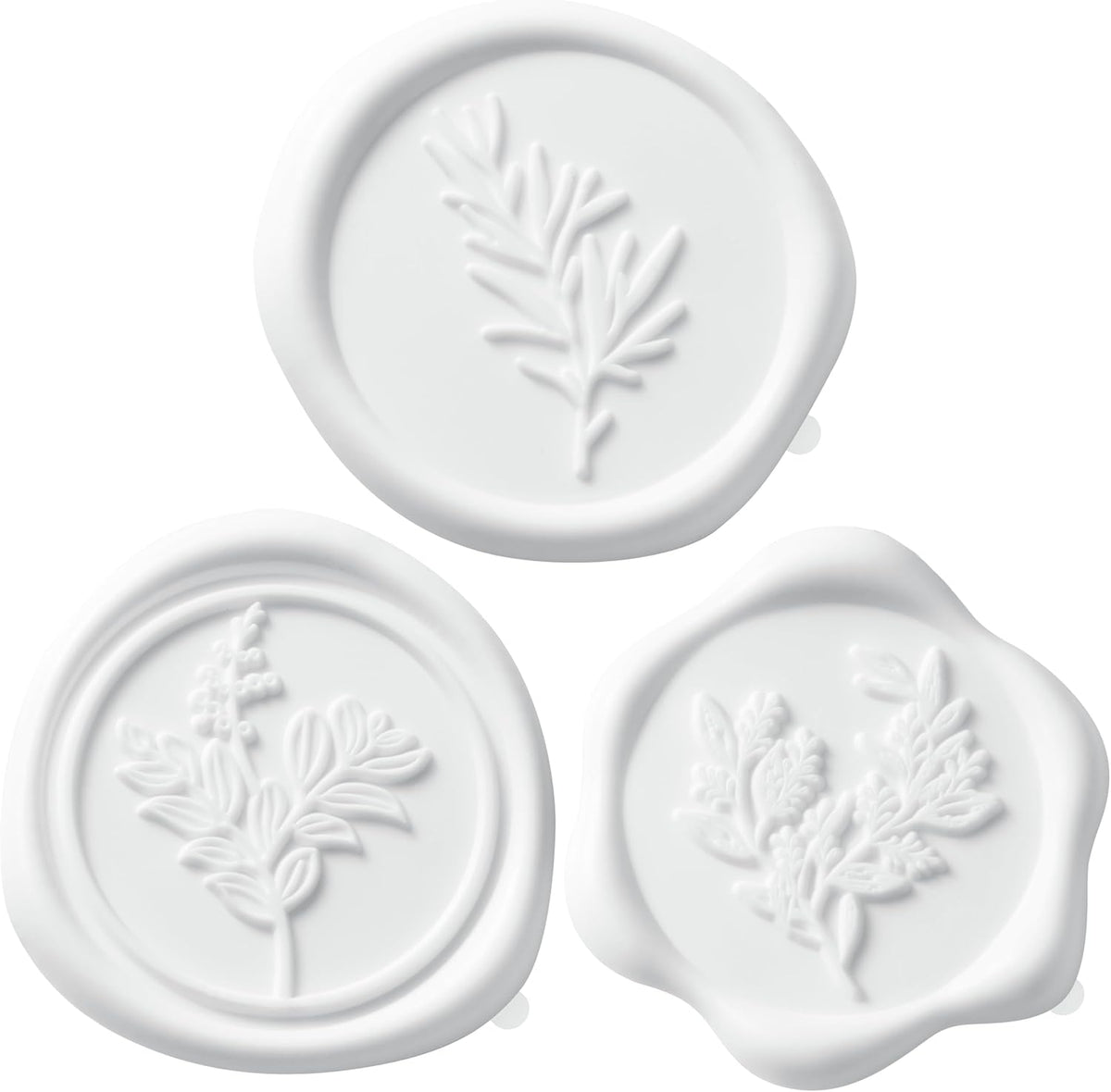 Wax Seal Stickers (60 Pcs, 3 Designs in 1 Pack) Premium Envelope Seal Stickers for Wedding
