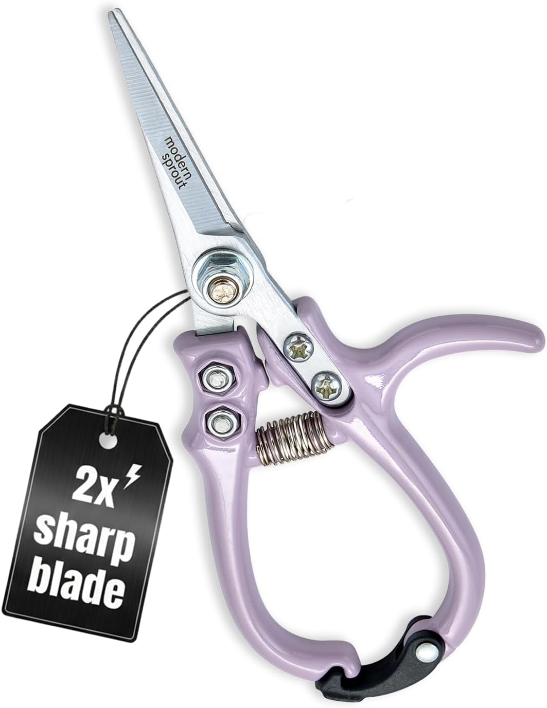 Modern Sprout Pruning Shears - Herb Snipping Scissors- Lightweight Gardening Tools W/Easy Lock