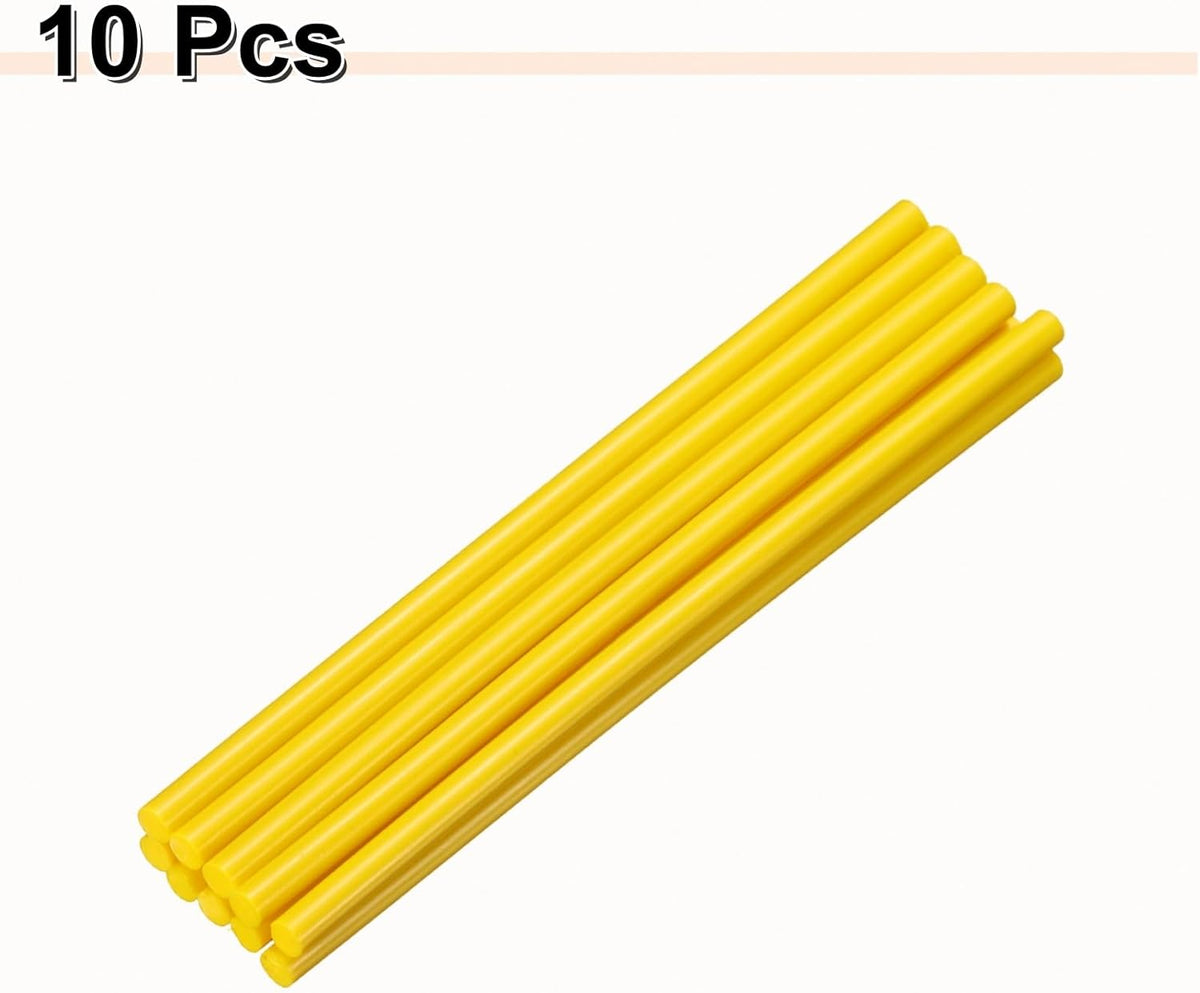 HARFINGTON 10pcs Hot Glue Sticks 0.28" Dia x 7.87" Long EVA Mini Hot Melt Adhesive Glue Stick for