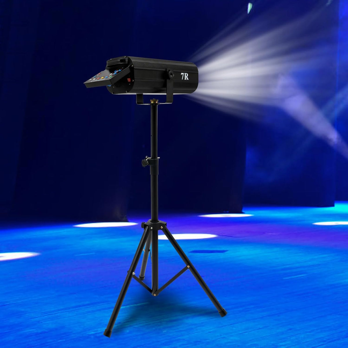 Follow Spotlight for Stage, 230W LED Spot Light DJ Lighting with Control Panel & Adjustable Stand