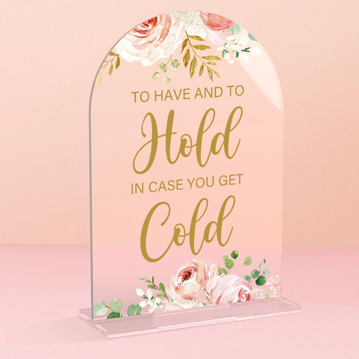 Acrylic Wedding Signs, Bridal Shower Decorations, Modern Calligraphy Arch Acrylic Table Top Sign