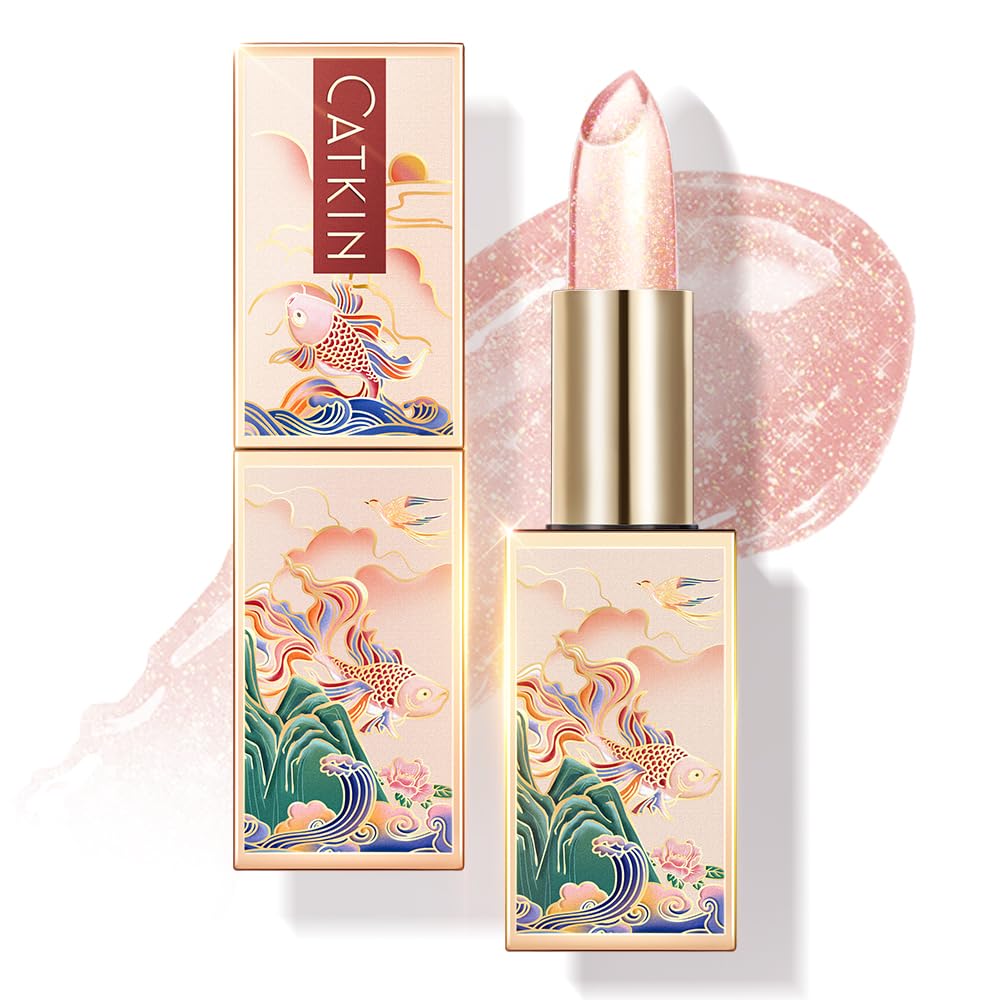 CATKINTinted Lip Balm Color Changing Lip Stain Ultra Hydrating Lip Moistrurizer Lip Care with