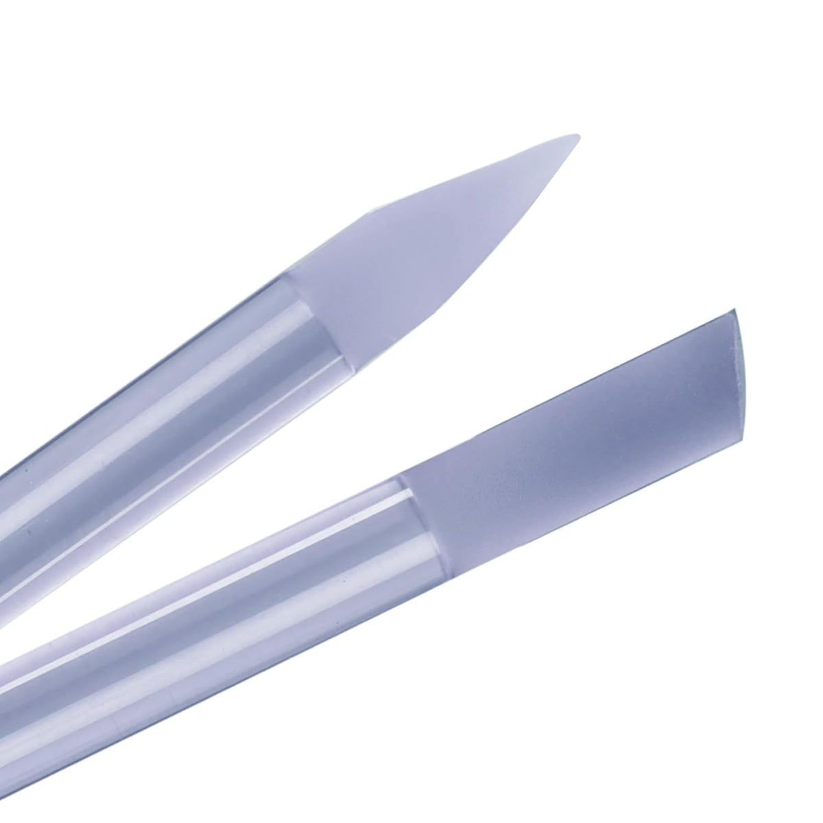 BONA FIDE BEAUTY Glass Cuticle Pusher, 1-Pieces Blue Gentle Czech Manicure Stick for Remover