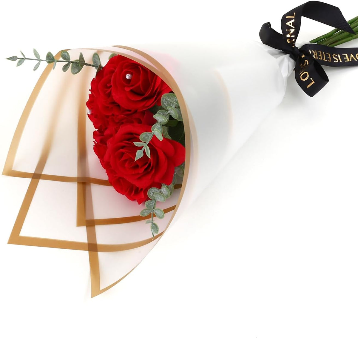 NESCCI 20 Sheet Flower Wrapping Paper - Waterproof Floral Bouquet Wrapping Paper, Florist Supplies