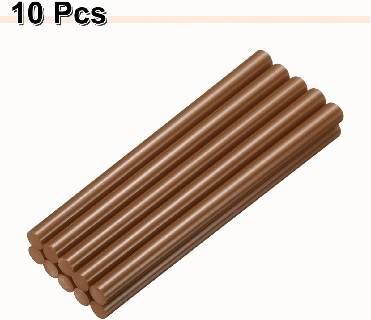 HARFINGTON 10pcs Hot Glue Sticks 0.43" Dia x 7.87" Long EVA Mini Hot Melt Adhesive Glue Stick for