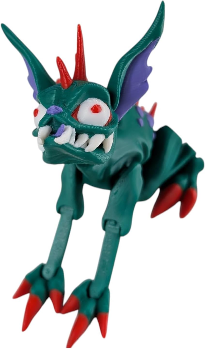 Articulated Chupa Cabra Figurine – Mythical Beast Desk Fidget for Teens & Adults – Stress Relief &