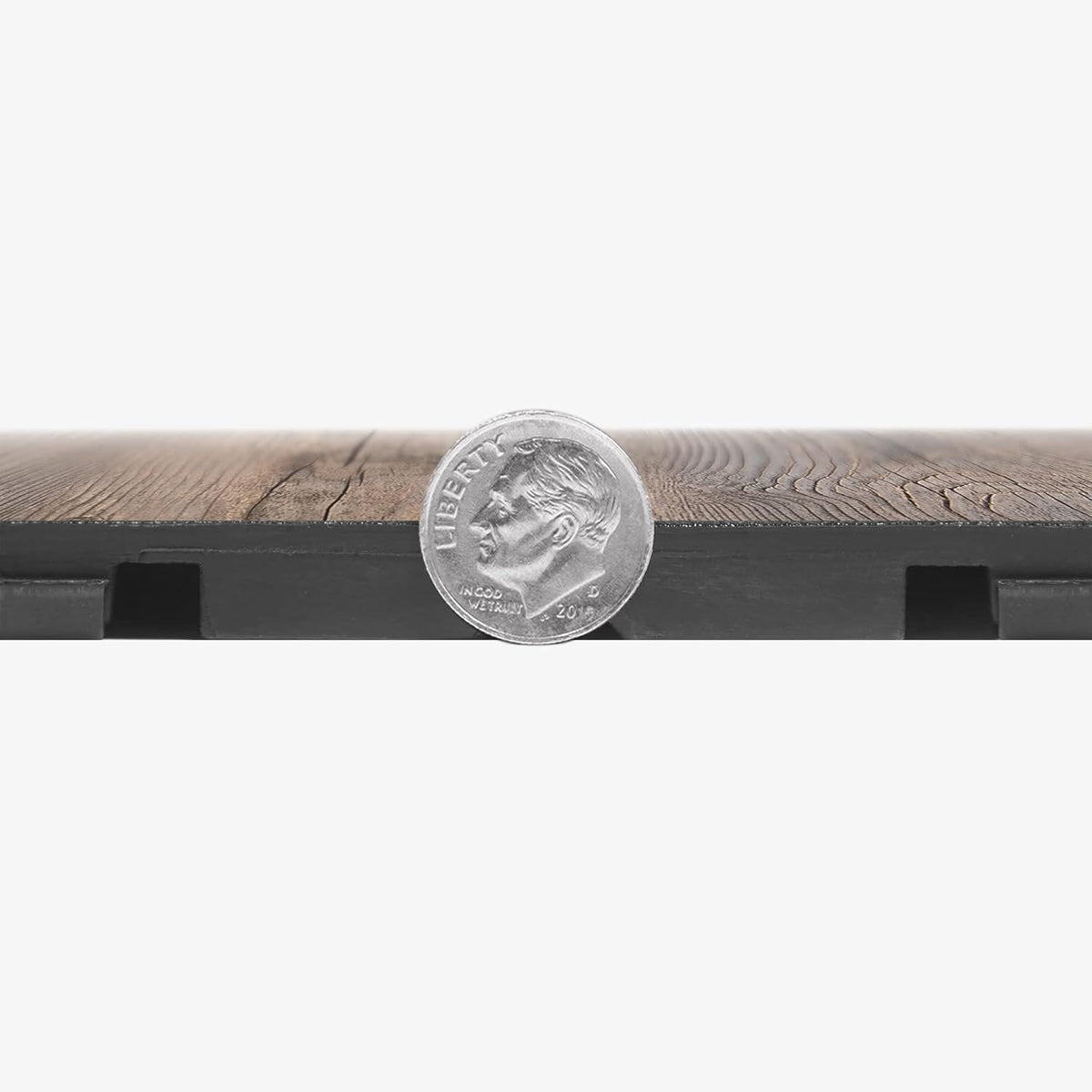 IncStores 3/8" Thick Snap Together Dance Flooring - 12"x12" Printed Vinyl Dance Floor for Practice