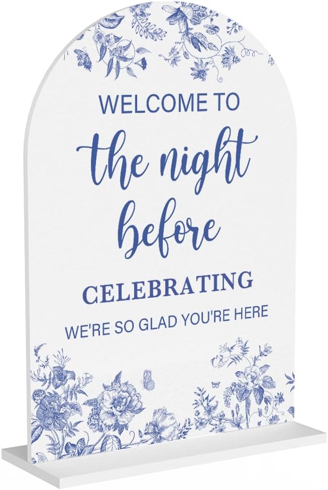 Acrylic Wedding Signs, Dusty Blue Wedding Decor, Blue Weddings Decor, Modern Calligraphy Arch