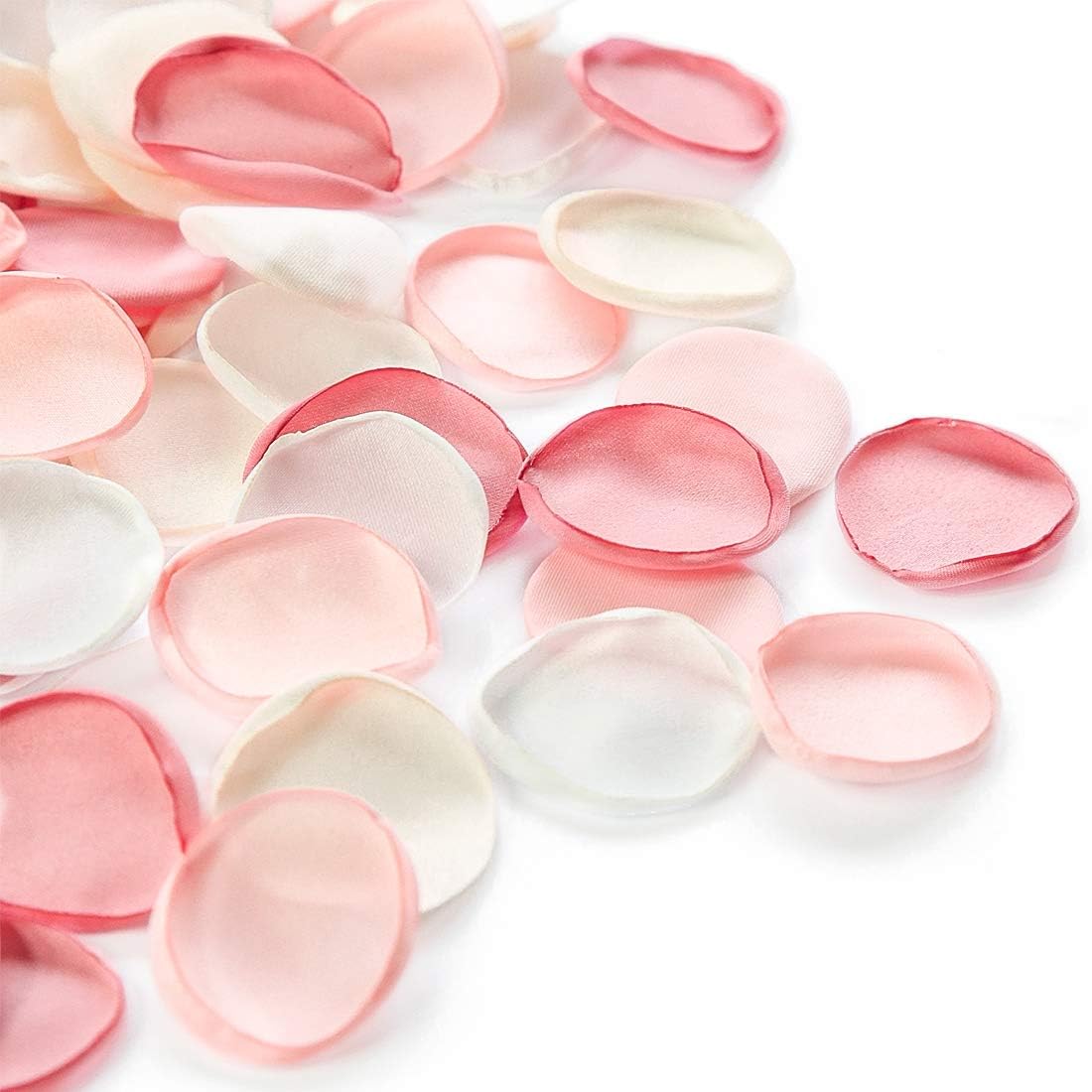 Floroom 300pcs Rose Petals Blush Pink Faux Silk Flower Petals for Wedding Flower Girl Basket Aisle