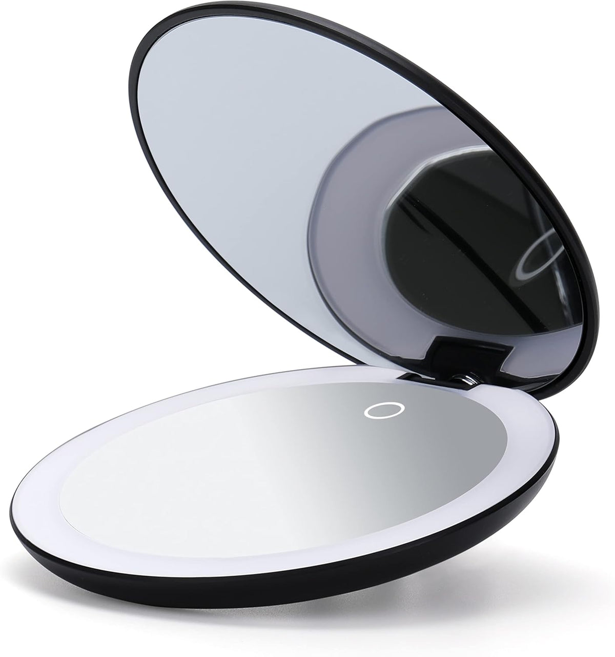 Fancii Taylor LED Lighted Travel Makeup Mirror, Rechargeable with 10x/1x Magnifying & 3 Light