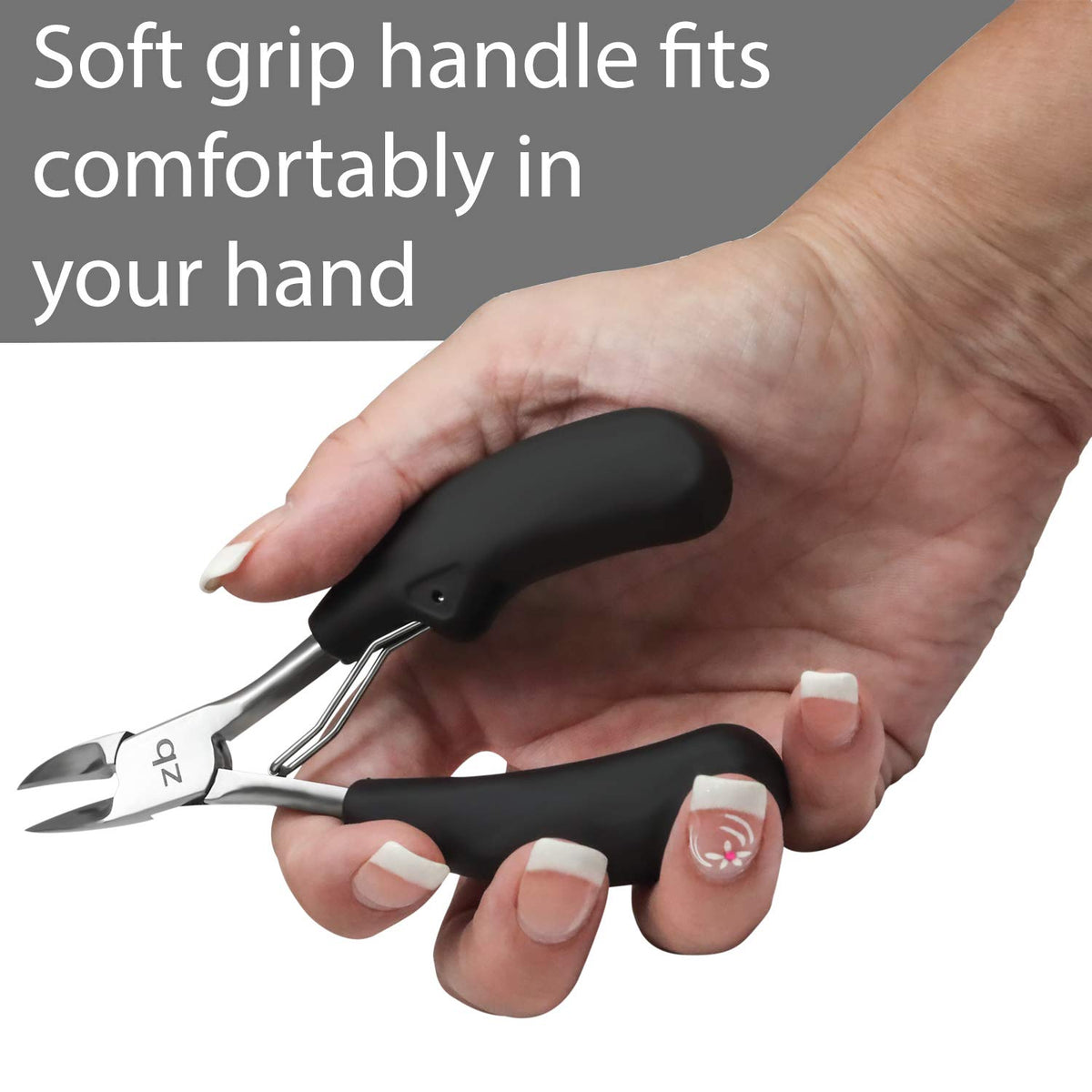 Toenail Clippers for Thick or Ingrown Toenail - Large Handle for Easy Grip + Sharp Stainless Steel