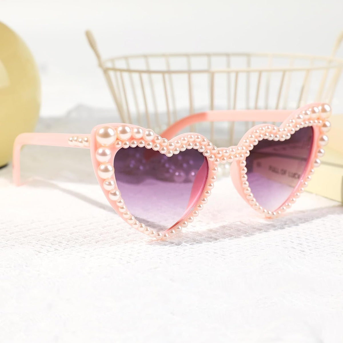 YOGFIT Heart Sunglasses for Women Fashion Classic Love Eye Protection Sunglasses Vintage Cute Heart