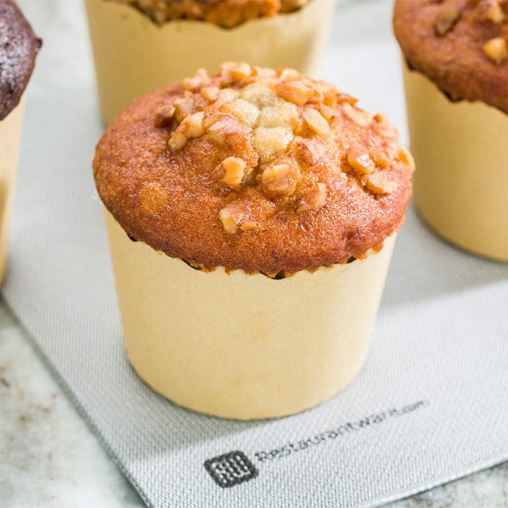 Restaurantware Panificio Premium 6 oz Kraft Paper Classic Baking Cup: Paper Baking Cups Perfect for