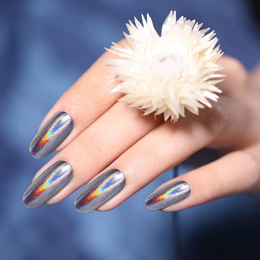Artdone 16 Jars Chrome Nail Powder Nail Art Fimo Striping Tape Lines Decoration Metallic Mirror