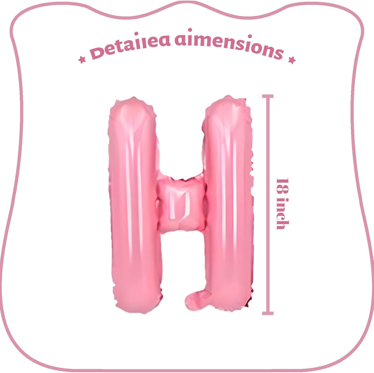 36 Inches Bow Foil Balloon Huge Bowtie Pink Balloon for Baby Shower, Wedding, Kids Theme Party