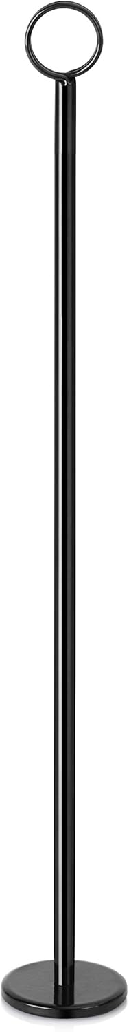 New Star Foodservice 27730 Ring-Clip Table Number Holder/Number Stand/Place Card Holder, 18-Inch