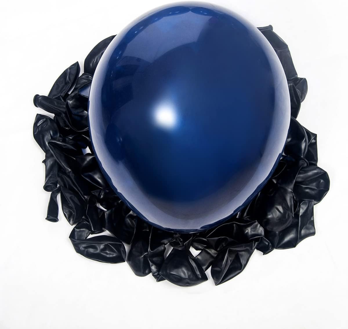 300 Pack Navy Blue Balloons 12 inch Royal Navy Latex Party Balloon Bulk for Various Party Events