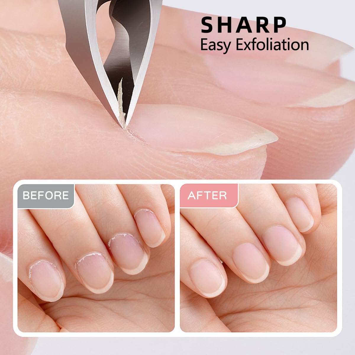 Cuticle Trimmer 3/4 Jaw Extremely Sharp Cuticle Nippers Scissors Stainless Steel Clippers Cutter