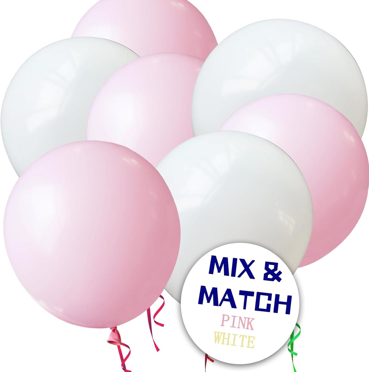 110pcs Light Pink Balloon 12 inch, Light Pink Latex Balloons for Birthday Party Baby Shower