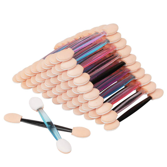 Akstore 200PCS Disposable Dual Sides Eye Shadow Sponge Applicator Eyeshadow Brushes Makeup Brush
