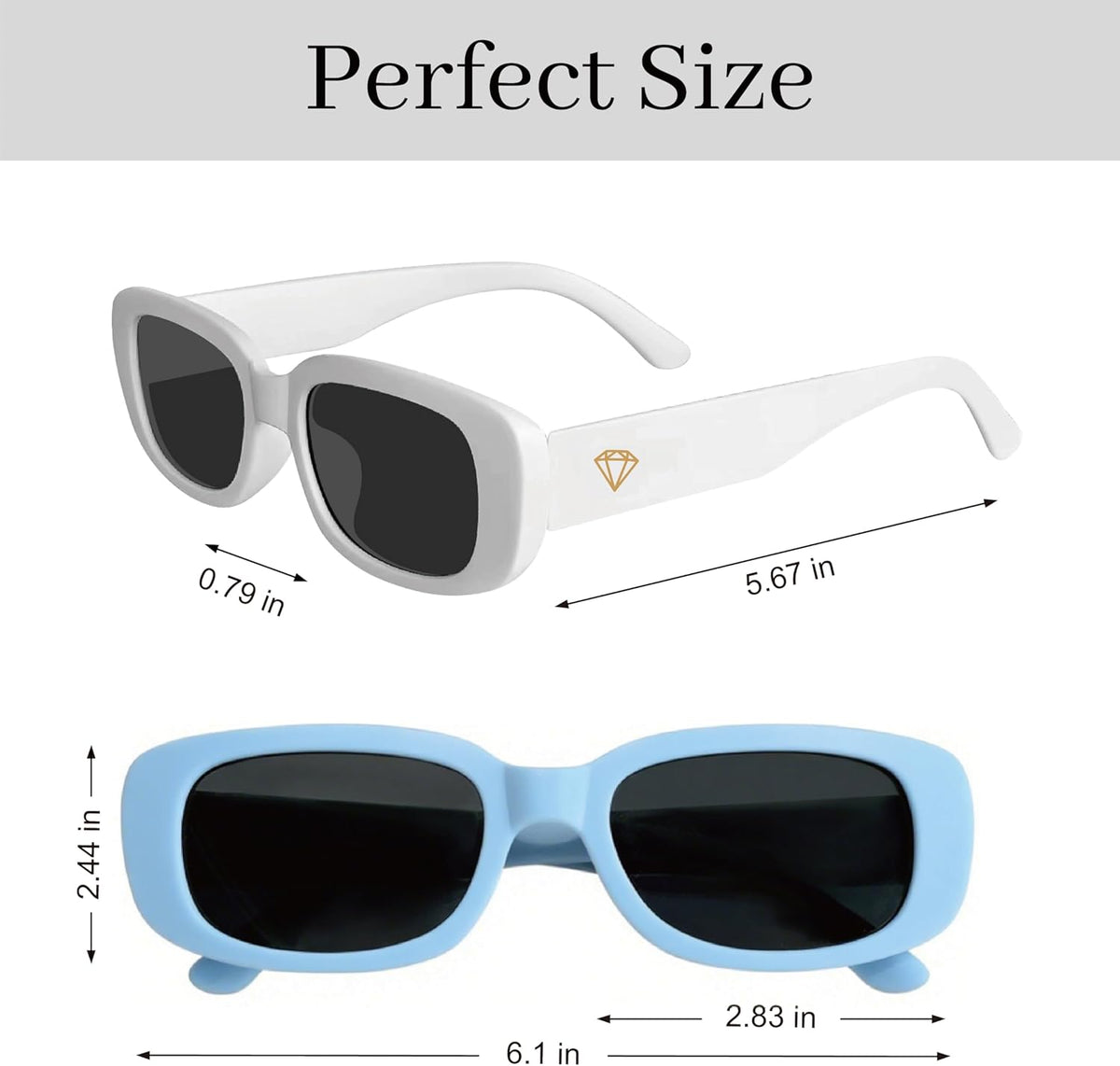 Bride's Babes Bachelorette Sunglasses, Bridesmaid Sunglasses,10 Pack Rectangle Team Bride glasses