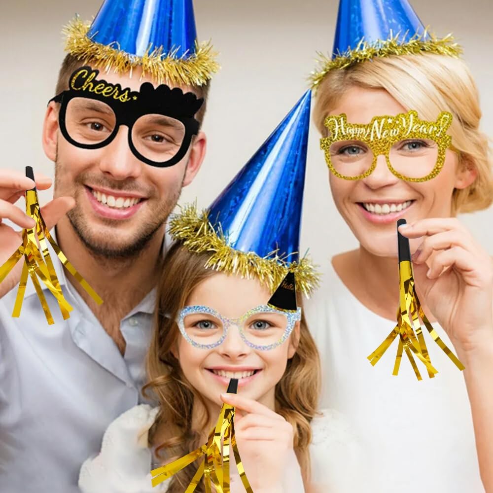 Party Blowers 24 PCS Gold Noise Makers Fun Party Favors Adult Birthday Party Favors Adult Party