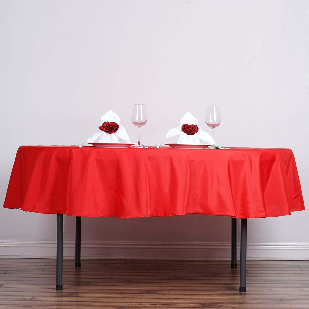 Efavormart Round Tablecloth, 70 Inch Stain & Wrinkle Resistant Washable Table Cloth, Decorative