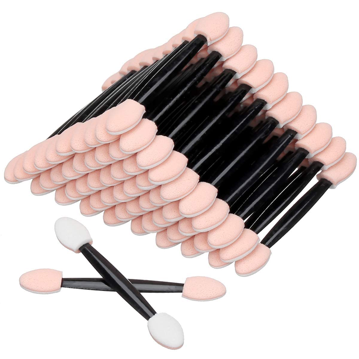 Akstore Disposable Dual Sides Eye Shadow Sponge Applicator Eyeshadow Brushes Makeup Brush