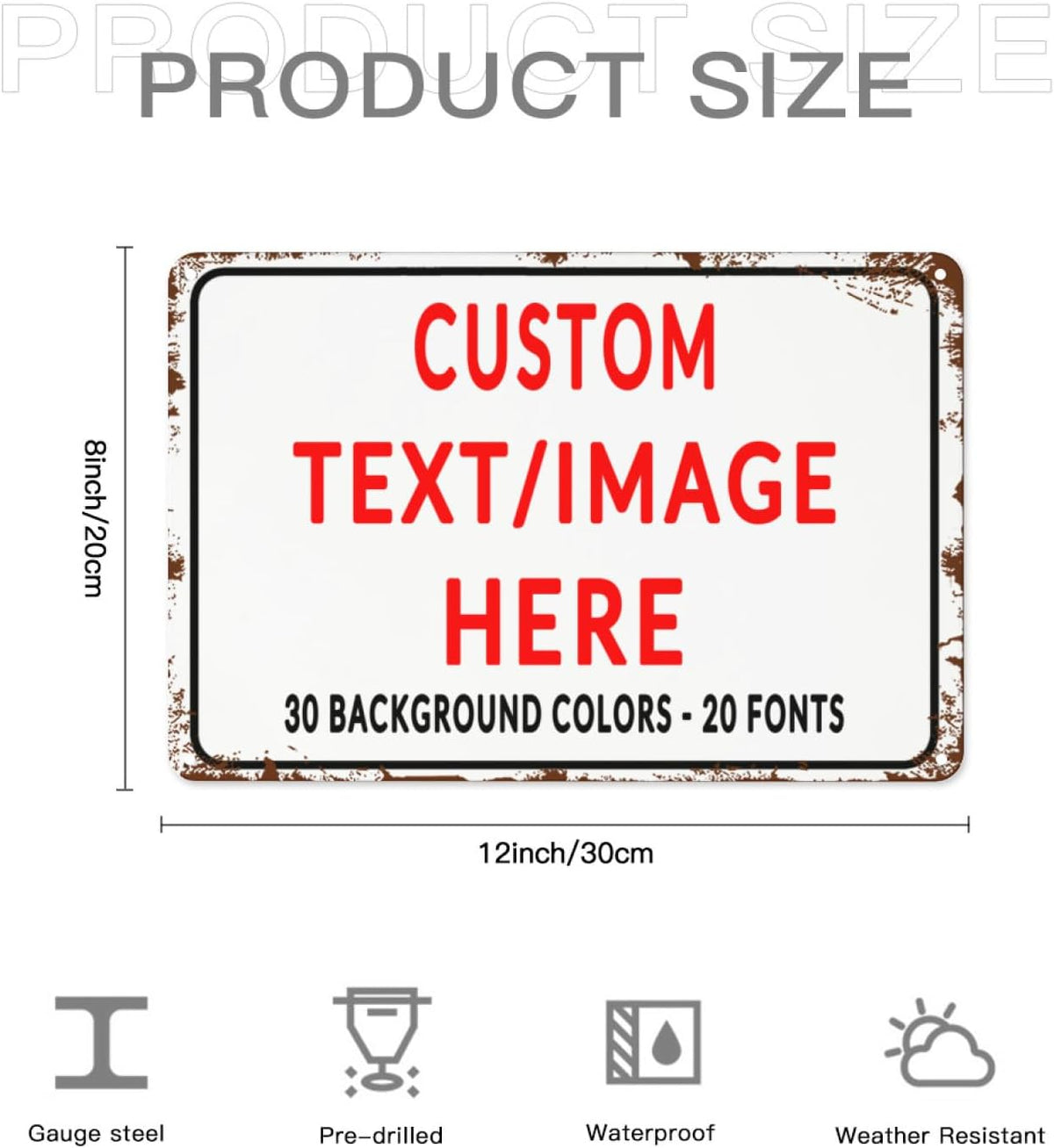 Custom Sign Personalized Custom Metal Sign, Customize For Office, Business, Workplace, Office