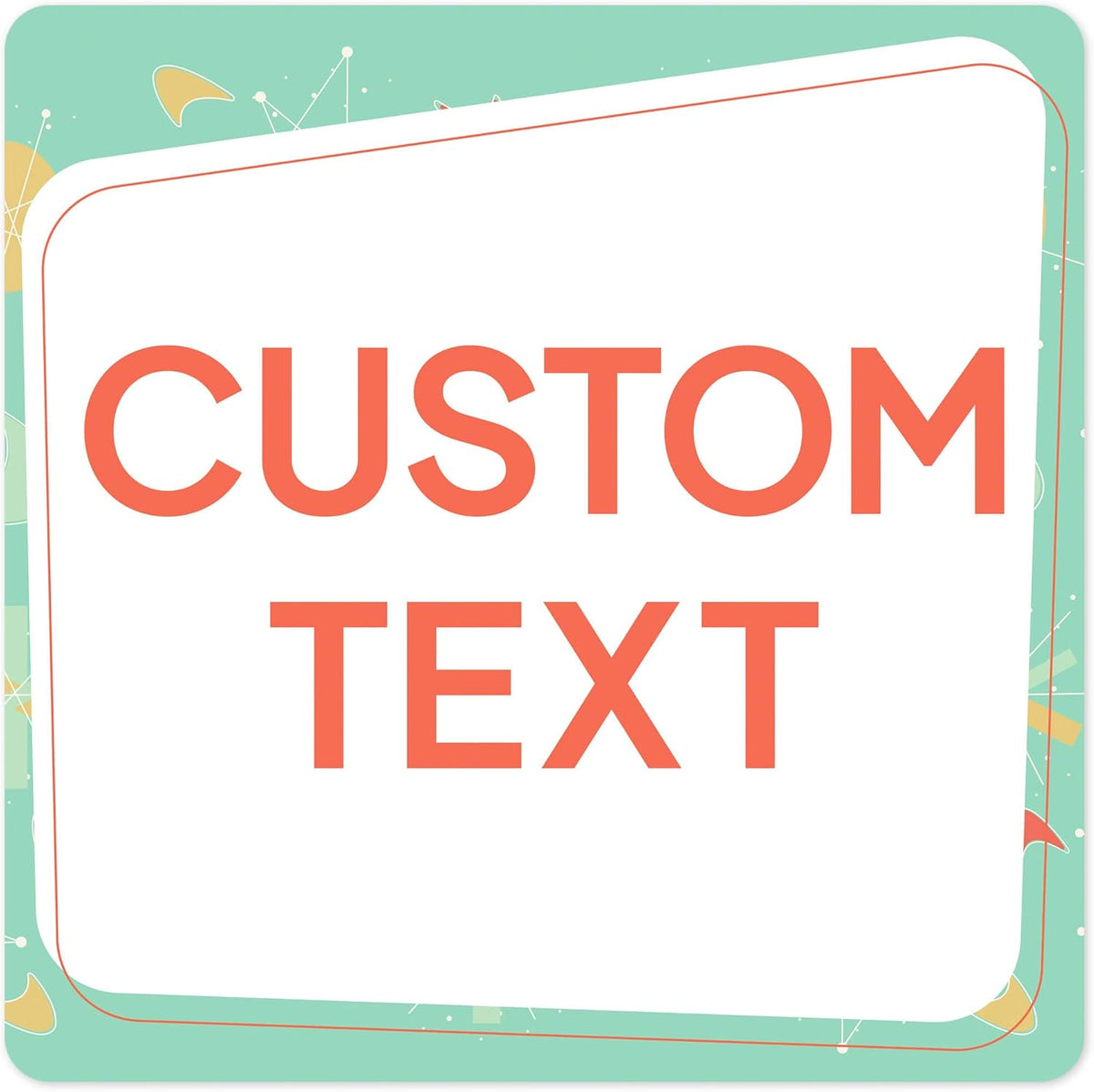 Custom Sign, Custom Street Sign, 11 Font Colors, 13 Font Styles, 4 Hole Options, 22 Sizes, 12x12