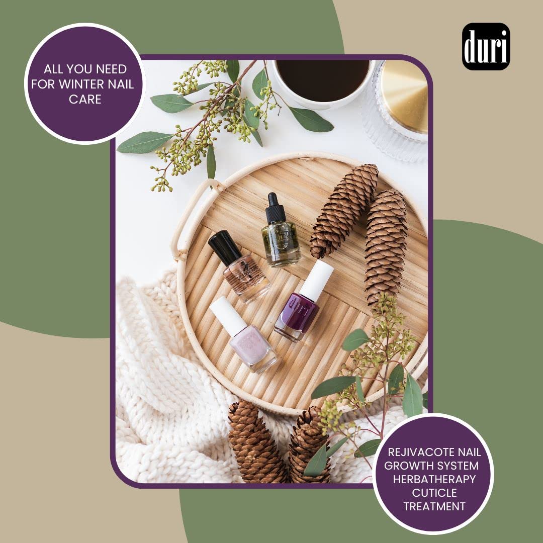 duri Rejuvacote 1 Original Maximum Strength Nail Growth System Base, Top Coat and Miracote Quick