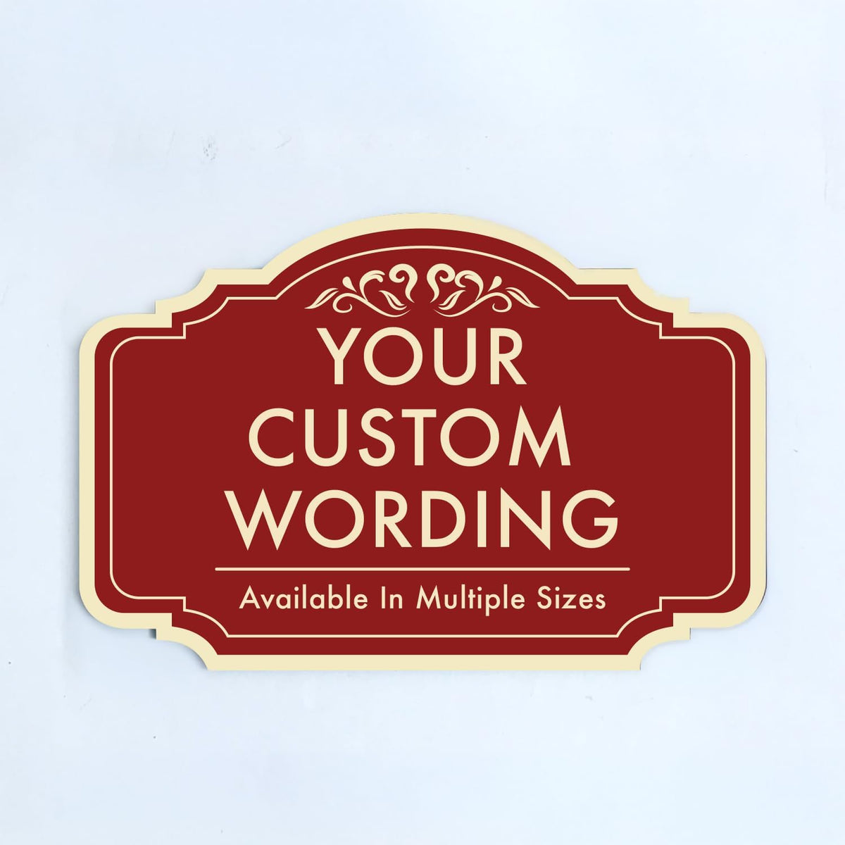 Custom Decorative Outdoor Metal Sign - Personalized Aluminum Driveway Sign, Waterproof, Made in USA