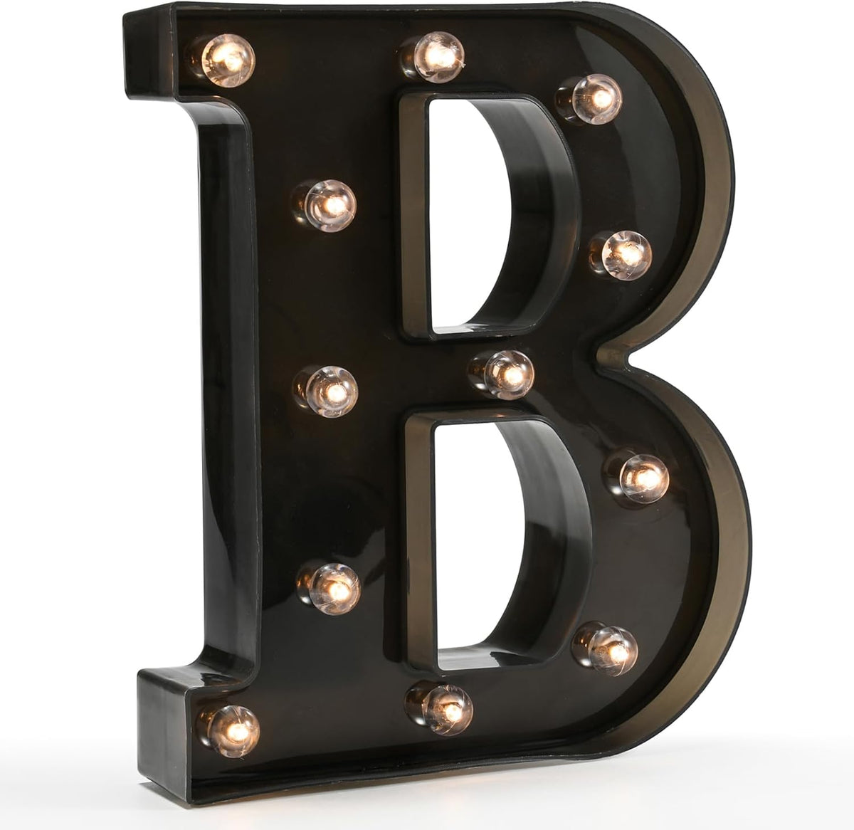 Light Up Black Alphabet Marquee Letters Sign LED Marquee Number Lights Sign for Night Light Home