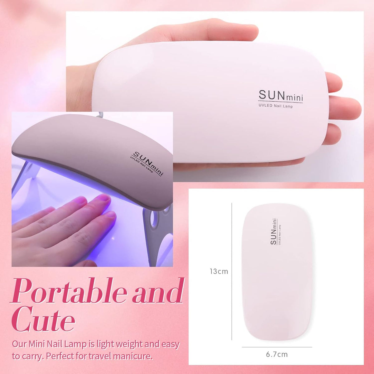 BORN PRETTY Poly Nail Extension Gel Kit-6 Colors Poly Nails Gel Kit Nude Clear Jelly Pink All In