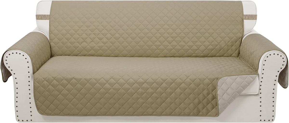 Reversible 4 Seater Sofa Cover 91 Inch Large Couch Cover Furniture Protector(Sofa